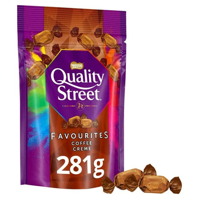 Quality Street Favourites 281g Coffee Creme Chocolates Pounch - gallery image 1