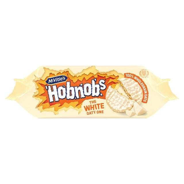 McVitie's Hobnobs 232g White Chocolate Biscuits - gallery image 1