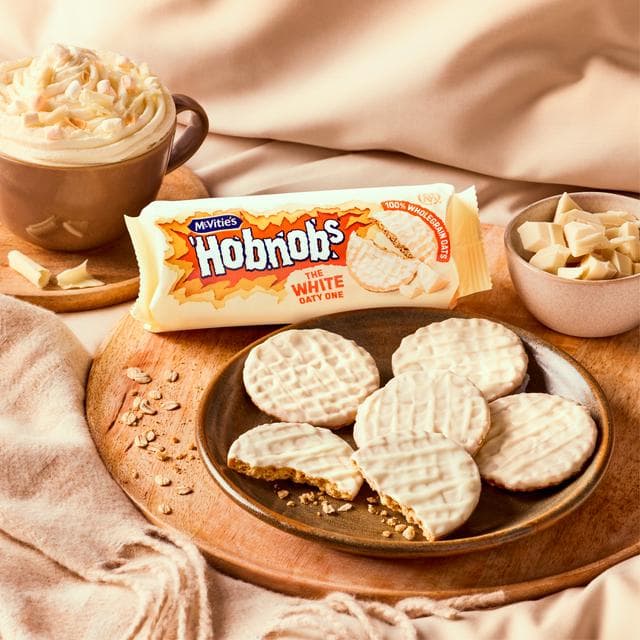 McVitie's Hobnobs 232g White Chocolate Biscuits - gallery image 2