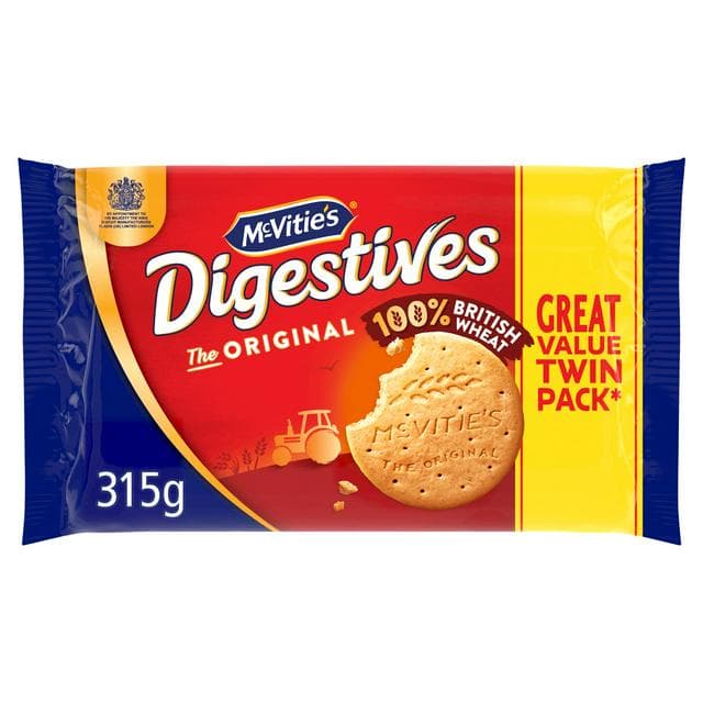 McVitie's Digestives 2 x 315g Original Twin Pack Biscuits - gallery image 1