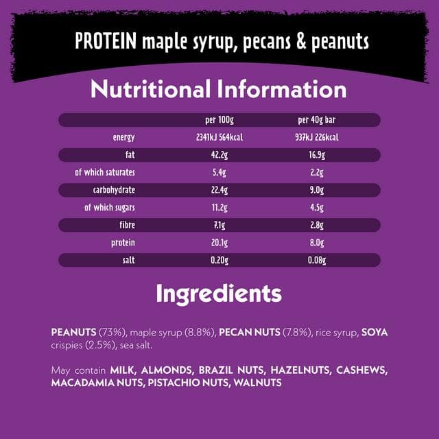 Eat Natural Protein 3 x 40g Maple Syrup, Pecans & Peanuts Multipack Bars - gallery image 6