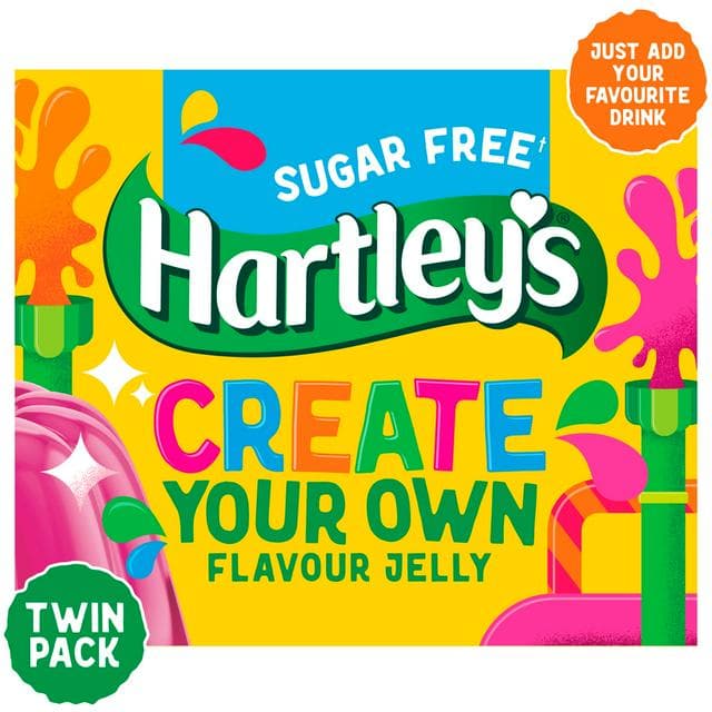 Hartley's 2 x 11.5g Create Your Own Flavour Jelly - gallery image 1
