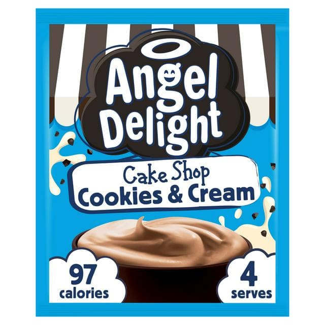 Angel Delight 59g Cake Shop Cookies & Cream Flavour Dessert Kit Mix - gallery image 1
