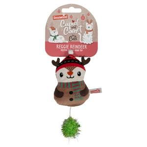 Rosewood Cupid & Comet Reggie Reindeer Festive Catnip Grab Cat Toy