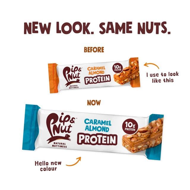 Pip & Nut 3 x 45g Caramel Almond Multipack Protein Bars - gallery image 4