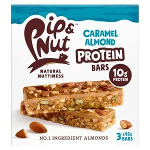 Pip & Nut 3 x 45g Caramel Almond Multipack Protein Bars