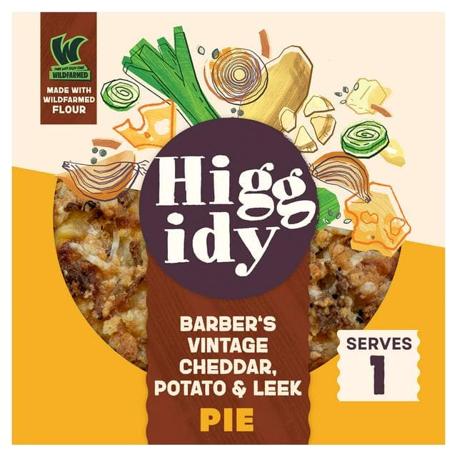 Higgidy 200g Barber's Vintage Cheddar, Potato & Leek Pie - gallery image 1