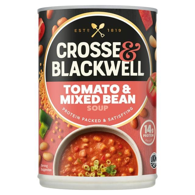 Crosse & Blackwell 400g Tomato & Mixed Bean Soup - gallery image 1