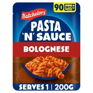 Batchelors Pasta 'n' Sauce 200g Bolognese Instant Microwave Ready Meal Pouch