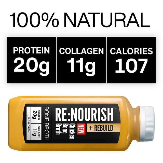 Renourish + Rebuild 500g Chicken High Protein Collagen Bone Broth - gallery image 2