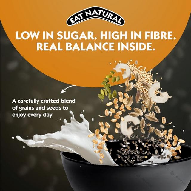 Eat Natural 350g Granola Low Sugar Breakfast Cereal - gallery image 4