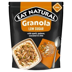 Eat Natural 350g Granola Low Sugar Breakfast Cereal