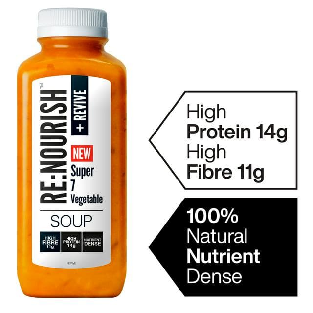 Renourish + Revive 500g Super 7 Vegetable High Protein High Fibre Soup - gallery image 1