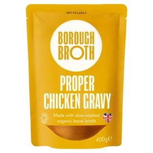 Borough Broth 400g Proper Organic Bone Broth Chicken Gravy