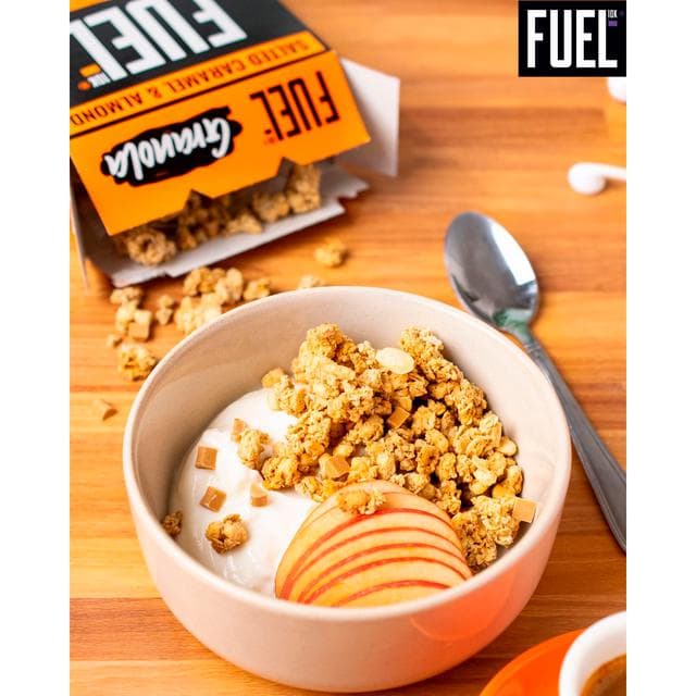 FUEL 10K 400g Salted Caramel & Almond Protein Granola Breakfast Cereal - gallery image 4