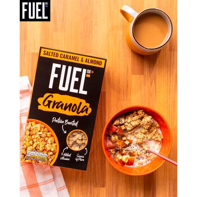 FUEL 10K 400g Salted Caramel & Almond Protein Granola Breakfast Cereal - gallery image 5