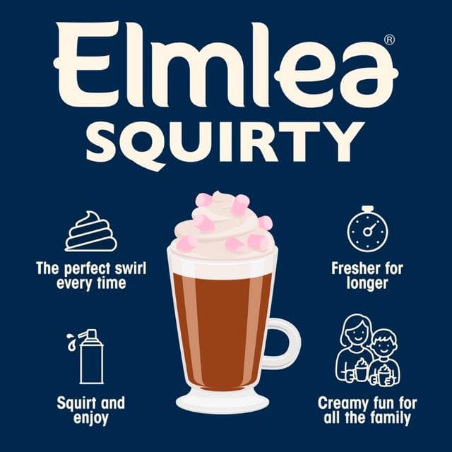 Elmlea 250ml Whipped Squirty Double Cream - gallery image 2