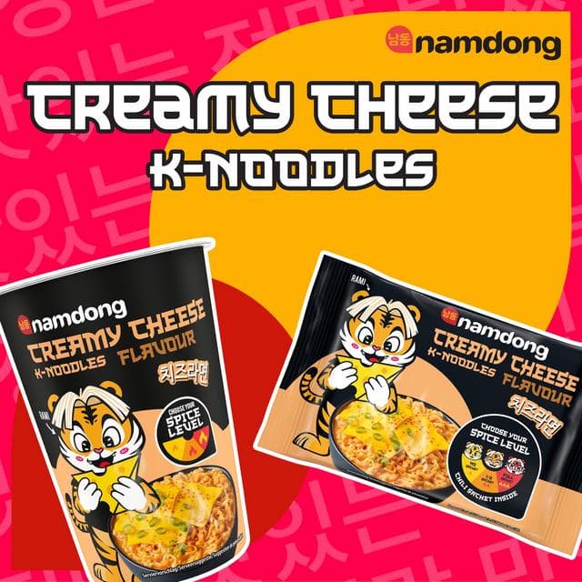 Namdong 120g Creamy Cheese Instant Noodles - gallery image 2