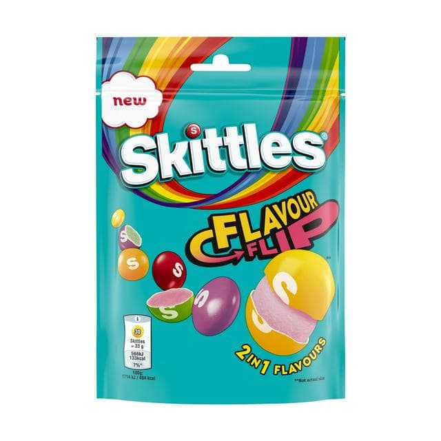 Skittles 136g Fruit Flavoured Sweets Sharing Bag - gallery image 1