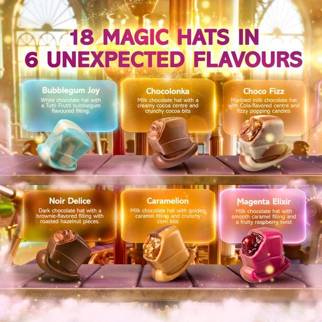 Wonka 174g Magic Hats Chocolates - gallery image 2
