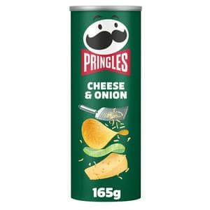 Pringles 165g Cheese & Onion Sharing Crisps