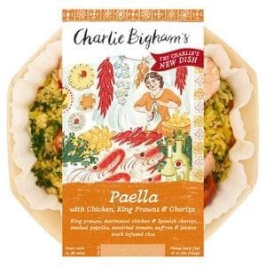 Charlie Bigham's 400g Paella with Chicken, King Prawns & Chorizo