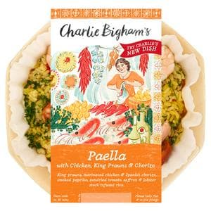 Charlie Bigham's 400g Paella with Chicken, King Prawns & Chorizo