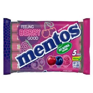 Mentos 5 x 37.5g Feeling Berry Good Chewy Dragees