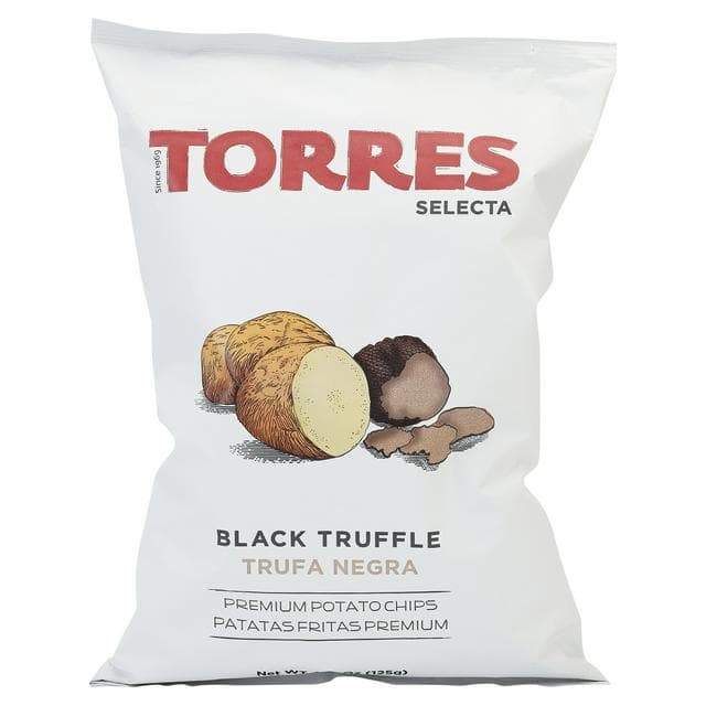 Torres 125g Black Truffle Premium Sharing Crisps - gallery image 1