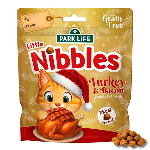 Park Life Little Nibbles Turkey & Bacon Flavour Cat Treats - gallery image 2