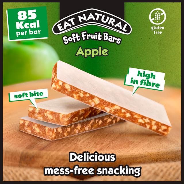 Eat Natural 4 x 25g Apple Multipack Soft Fruit Bars - gallery image 2