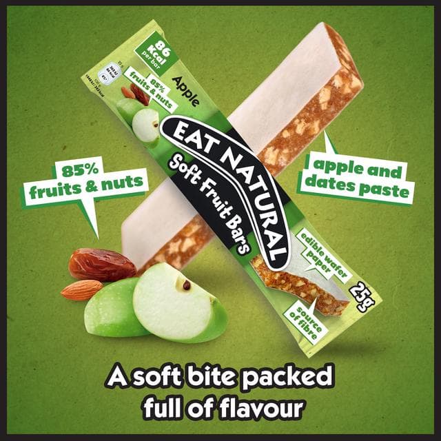 Eat Natural 4 x 25g Apple Multipack Soft Fruit Bars - gallery image 3