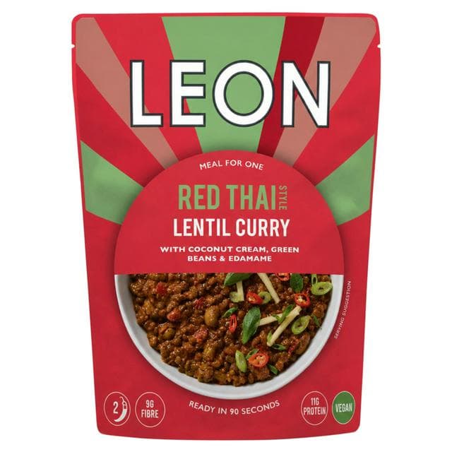 Leon 250g Red Thai Style Lentil Curry - gallery image 1