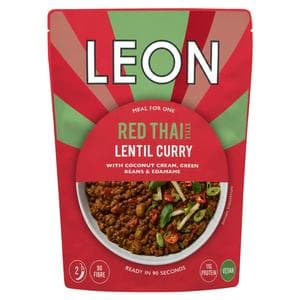 Leon 250g Red Thai Style Lentil Curry