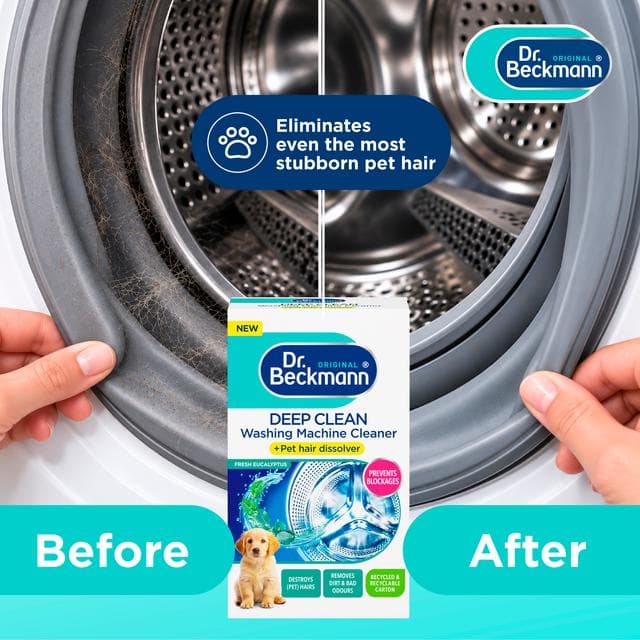 Dr. Beckmann Original Deep Clean Washing Machine Cleaner + Pet Hair Dissolver 250g - gallery image 4