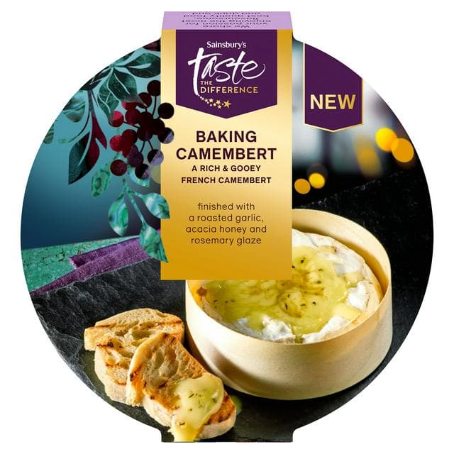 Sainsbury's 280g Honey & Rosemary Camembert Cheese, Taste the Difference - gallery image 1