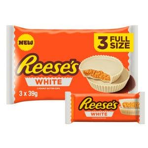Reese's White 3 x 39g Multipack Chocolate Peanut Butter Cups