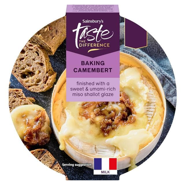 Sainsbury's 280g Miso & Shallot Camembert Cheese, Taste the Difference - gallery image 1
