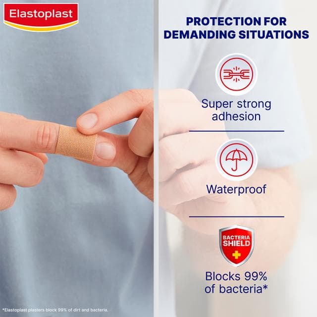 Elastoplast 16 x Extra Tough Waterproof Strips - gallery image 3