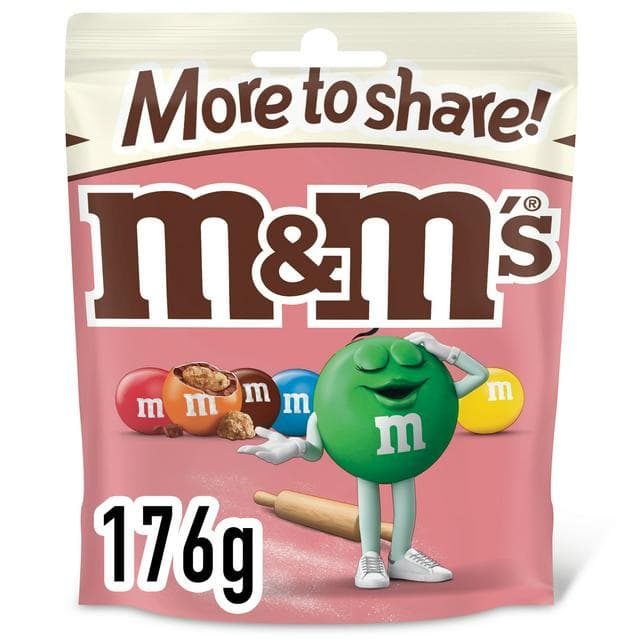 M&M'S 176g Cookie Dough Milk Chocolate Bag - gallery image 1