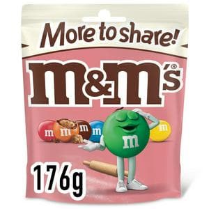 M&M'S 176g Cookie Dough Milk Chocolate Bag