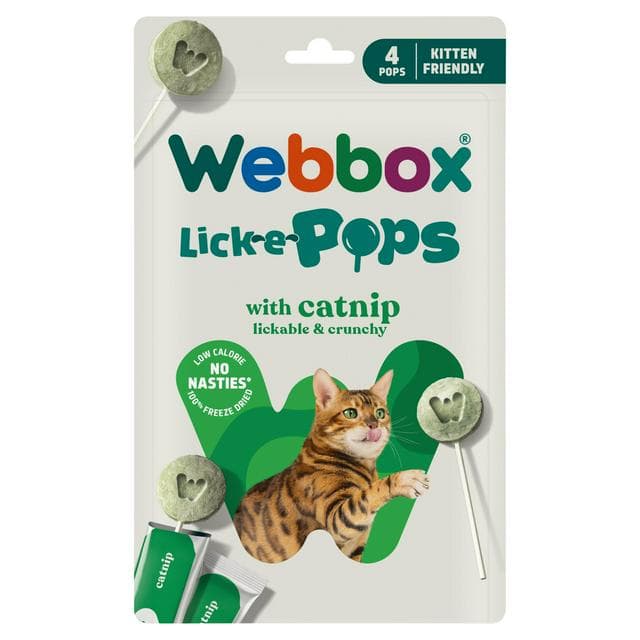 Webbox Lick e Pops 4 x 1.4g Catnip Treats - gallery image 1