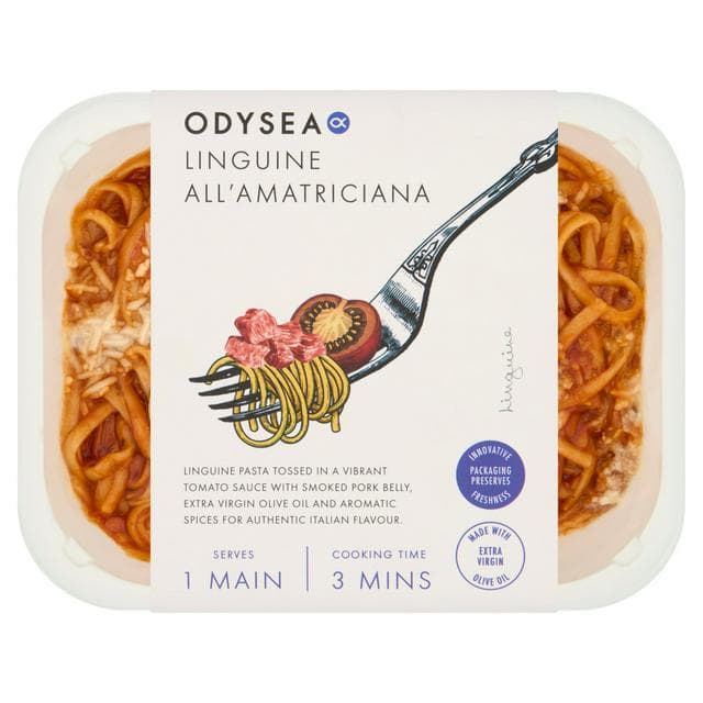 Odysea 400g All'Amatriciana Linguine Pasta - gallery image 1