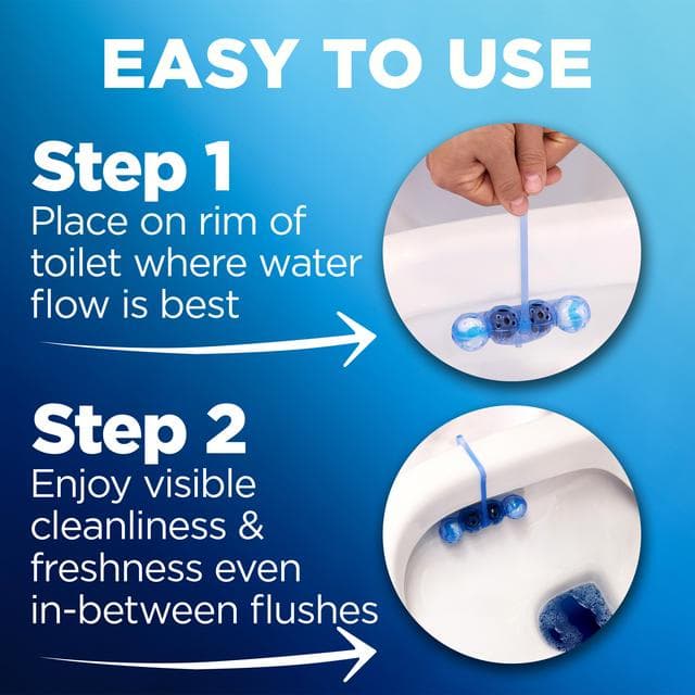 Bloo Self Active 2 x 50g Bleach Toilet Rim Block - gallery image 5