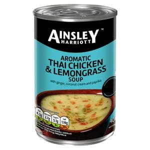 Ainsley Harriott 400g Aromatic Thai Chicken & Lemongrass Soup