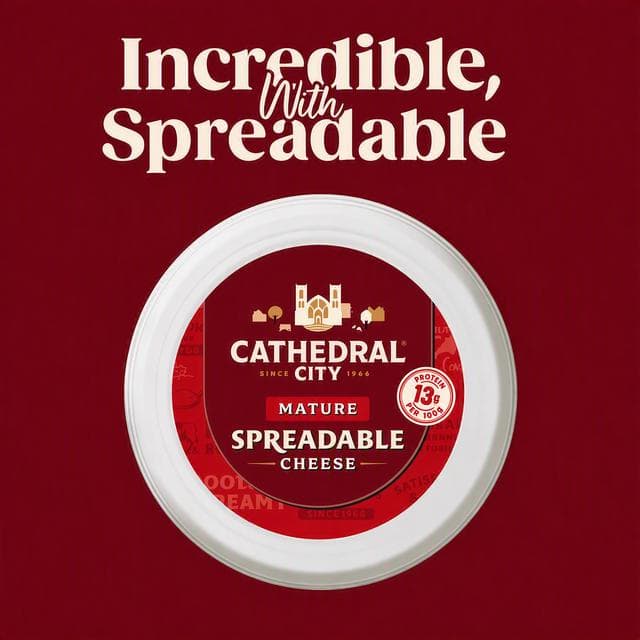 Cathedral City 125g Mature Spreadable Cheese - gallery image 2