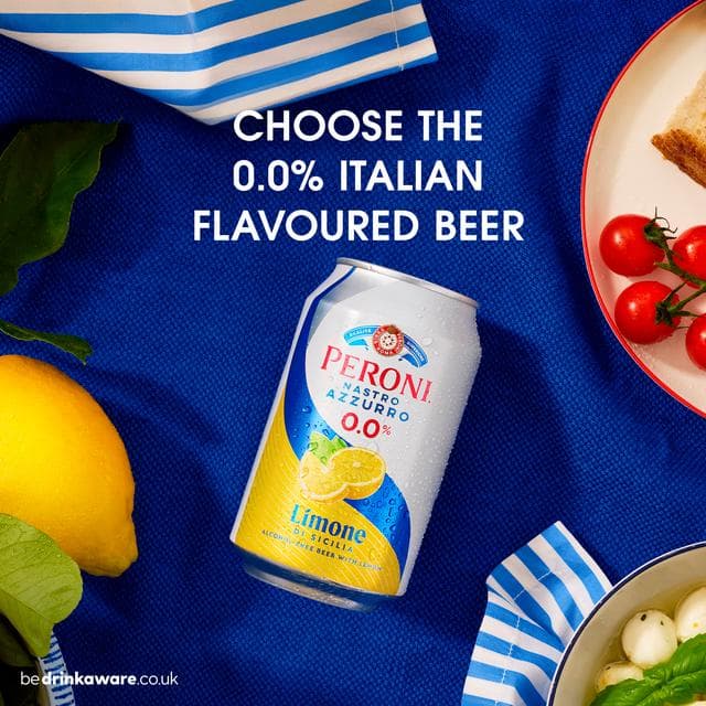 Peroni 4 x 330ml Alcohol Free Beer with Lemon - gallery image 2