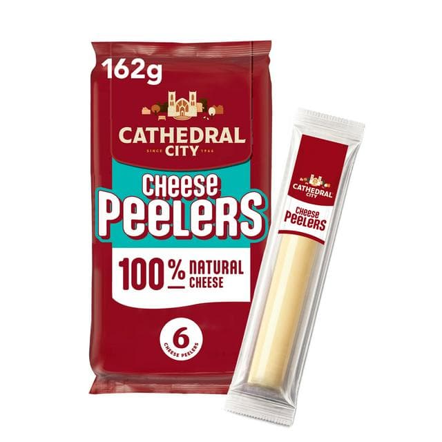 Cathedral City 6 x Cheese Peelers Snacks 162g - gallery image 1