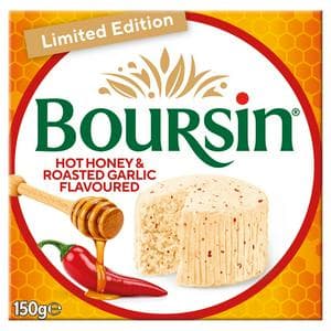 Boursin 150g Hot Honey & Roasted Garlic Soft French Cream Cheese