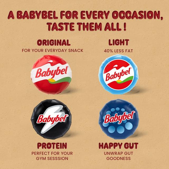 Mini Babybel 6 x 20g Happy Gut Cheese Snacks - gallery image 3